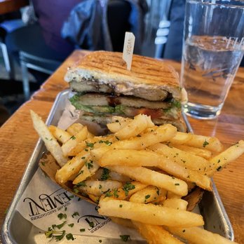Element Gastropub - Caprese Sando - Vegetarian Near Me - Raleigh, North Carolina Element Gastropub - Caprese Sando - Vegetarian Near Me - Raleigh, North Carolina