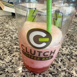 Strawberry banana blended energy drink