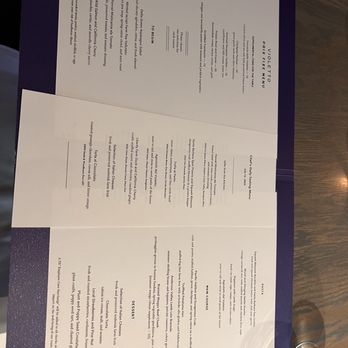 Violetto - Menu - Italian Near Me - St. Helena, California Violetto - Menu - Italian Near Me - St. Helena, California