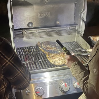 Carniceria Los Compadres - Grilling them steaks - Meat Shops Near Me - Downey, California