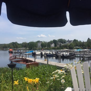 Wolfetrap Grill & Rawbar - View from the back deck. - Seafood Near Me - Wolfeboro, New Hampshire Wolfetrap Grill & Rawbar - View from the back deck. - Seafood Near Me - Wolfeboro, New Hampshire