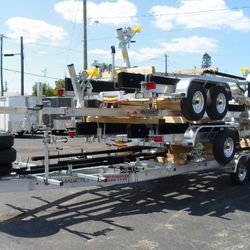 New load of Magic Tilt boat trailers!