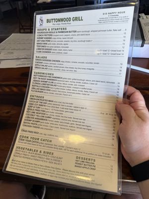 Menu photo 1 Buttonwood Grill Key Largo, FL Menu photo 1 Buttonwood Grill Key Largo, FL