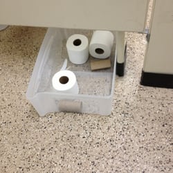 Big Lots - Restroom at Big Lots--hygienic!