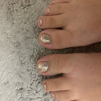 Nails Luv & Spa - Glittery gel pedicure! - Nail Salons Near Me - Buena Park, California Nails Luv & Spa - Glittery gel pedicure! - Nail Salons Near Me - Buena Park, California