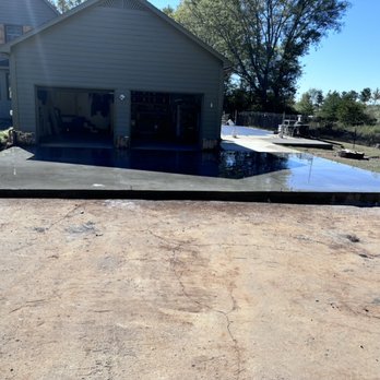 Juliam Excavating and Grading - Front view of garage slab - Excavation Services Near Me Juliam Excavating and Grading - Front view of garage slab - Excavation Services Near Me