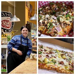 Rolling Stone pizzas and staff! Rolling Stone pizzas and staff!