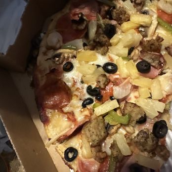 Domino's Pizza - Half of my delicious pizza, - Pizza Near Me - Pearl City, Hawaii Domino's Pizza - Half of my delicious pizza, - Pizza Near Me - Pearl City, Hawaii