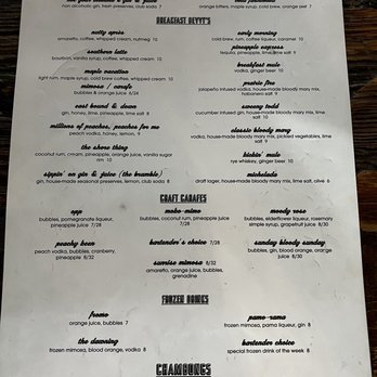 Bramble - 3 Sirens Restaurant Group - Menu back as of 10/2022 - Breakfast & Brunch Near Me - Tulsa, Oklahoma