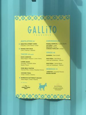 Menu photo 5 Gallito Taqueria Tampa, FL Menu photo 5 Gallito Taqueria Tampa, FL