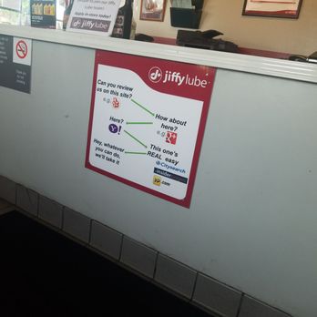 Jiffy Lube - Thought this was funny - Auto Repair Near Me - Fillmore, California