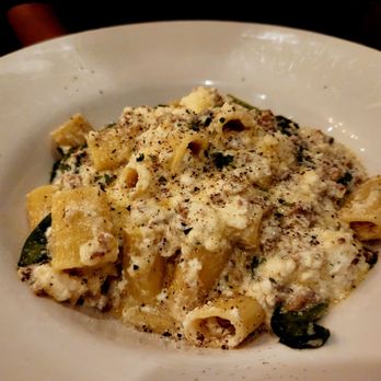 Cabotto's Restaurant - Rigatoni with sausage, ricotta and spinach - Italian Near Me - Stittsville, Ontario Cabotto's Restaurant - Rigatoni with sausage, ricotta and spinach - Italian Near Me - Stittsville, Ontario