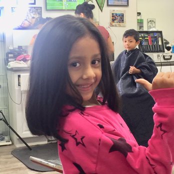 The Fade District - One happy girl with her new look and her brother (the regular) in the back lol!!! Thank You Anai - Barbers Near Me - Cypress, California The Fade District - One happy girl with her new look and her brother (the regular) in the back lol!!! Thank You Anai - Barbers Near Me - Cypress, California
