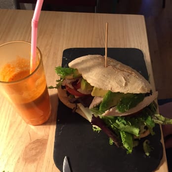 Cosmo - Curried chicken sandwich. The bread was awesome too! - Art Galleries Near Me - Barcelona, B Cosmo - Curried chicken sandwich. The bread was awesome too! - Art Galleries Near Me - Barcelona, B