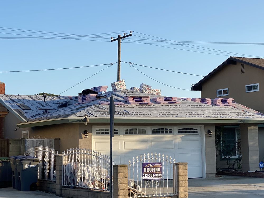 Slide of Roof Replacement