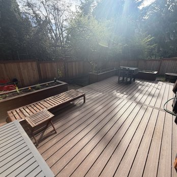 Sea Renovation - A view of the patio and planter boxes. - General Contractors Near Me - Seattle, Washington