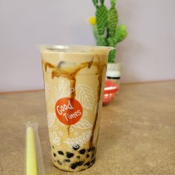 Honeybun Donuts and Kolaches - Original Milk Tea with Boba