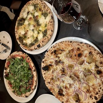 Vesta - Pesto & Soppressata Pizza, Rosemary Potato & Bacon Pizza, Vegan Maple Mushroom - Pizza Near Me - Redwood City, California Vesta - Pesto & Soppressata Pizza, Rosemary Potato & Bacon Pizza, Vegan Maple Mushroom - Pizza Near Me - Redwood City, California