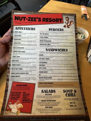 Menu photo 2 Nut-Zee’s Bar & Restaurant Gleason, WI Menu photo 2 Nut-Zee’s Bar & Restaurant Gleason, WI