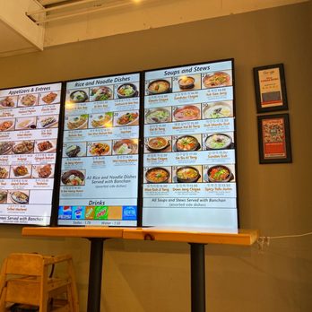 Kbop Korean Bistro - The menu. Lots of good standard Korean fare. - Korean Near Me - Minneapolis, Minnesota