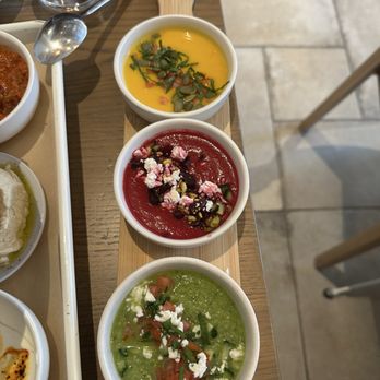 Sipeos Restaurant and Bar - Cold soup trio - Mediterranean Near Me - Walnut Creek, California