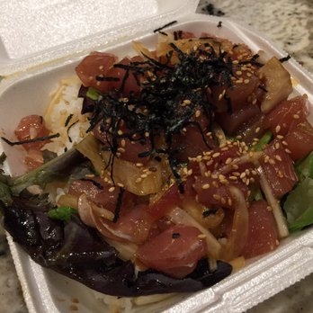 Sam's Kitchen - Ahi tuna poke - Food Stands Near Me - Honolulu, Hawaii Sam's Kitchen - Ahi tuna poke - Food Stands Near Me - Honolulu, Hawaii