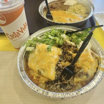 Costa Vida - Sweet pork burrito smothered - Mexican Near Me - Roseville, California