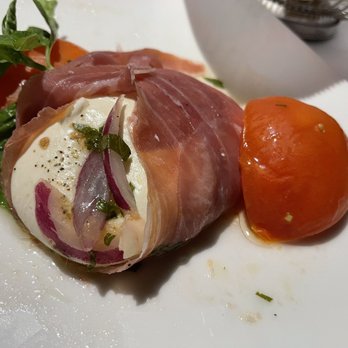 Olivia Restaurant & Rooftop - Prosciutto San Daniele and burrata - Italian Near Me - Hollywood, Florida