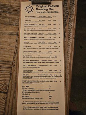 Original Pattern Brewing by null