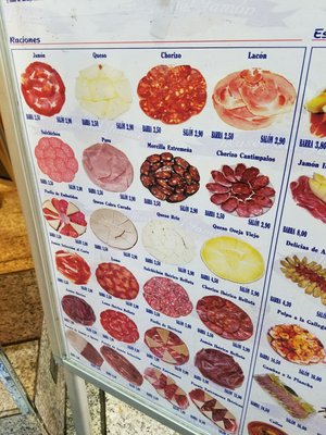 Menu photo 7 Museo del Jamón Madrid, M
