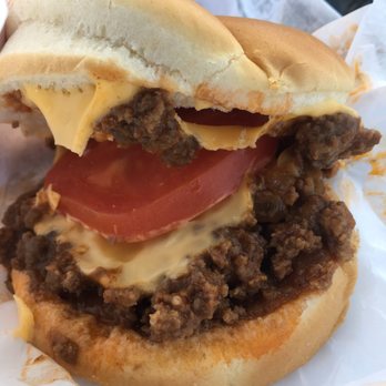 Miller's Drive In - Sloppy Joe w/ cheese & tomato - Ice Cream & Frozen Yogurt Near Me - Bellevue, Ohio