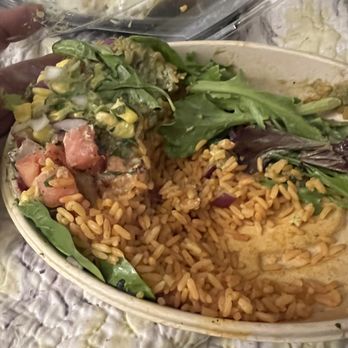 Tacobee's - Burrito bowl with sweet and spicy shrimp and spicy guacamole - Mexican Near Me - Brooklyn, New York Tacobee's - Burrito bowl with sweet and spicy shrimp and spicy guacamole - Mexican Near Me - Brooklyn, New York