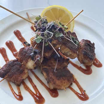 The Grove - Cajun angels bacon wrapped shrimp with Cajun spices - Bars Near Me - Savannah, Georgia The Grove - Cajun angels bacon wrapped shrimp with Cajun spices - Bars Near Me - Savannah, Georgia
