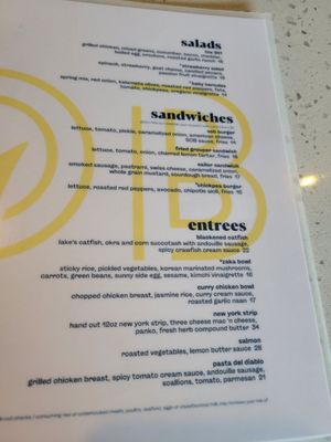 Menu photo 3 SOB Downtown Memphis, TN