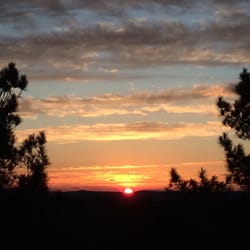 Club Wyndham Resort at Fairfield Bay - View from the balcony at sunset.