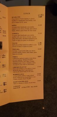 Menu photo 2 Taqueria Flores Fort Wayne, IN Menu photo 2 Taqueria Flores Fort Wayne, IN