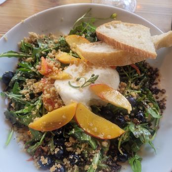 Chestnut - Grilled peach and buratta salad - New American Near Me - Asheville, North Carolina