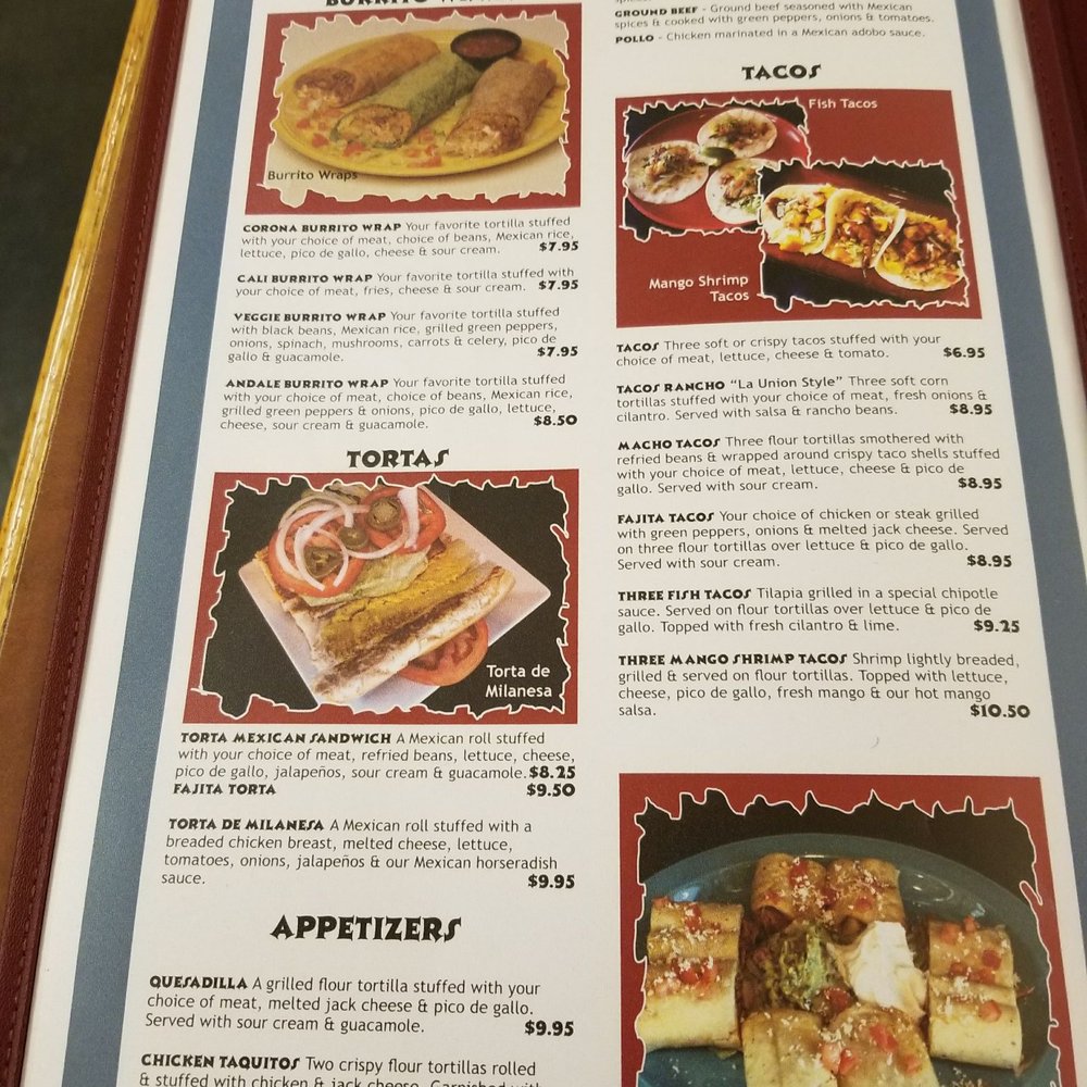 El Columpio - Here is the menu because they don't have it up on a website hopefully this helps!! Great place!!! - Mexican Near Me - Mitchell, South Dakota El Columpio - Here is the menu because they don't have it up on a website hopefully this helps!! Great place!!! - Mexican Near Me - Mitchell, South Dakota