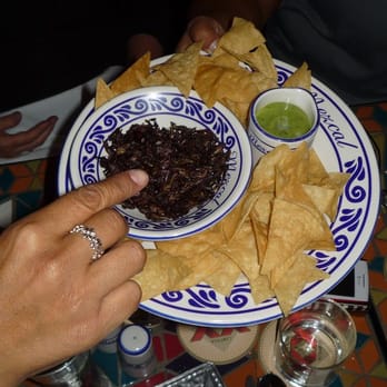 Mezcal - Order of Chapuline with chips - Mexican Near Me - San Jose, California Mezcal - Order of Chapuline with chips - Mexican Near Me - San Jose, California