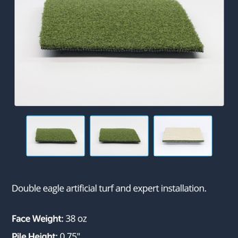 Heavenly Greens - Look at this padding built in for outdoor product and no drainage - Artificial Turf Near Me - San Jose, California