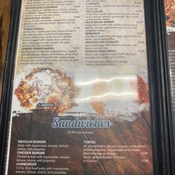 El Mezcal Mexican Restaurant Bar And Grill - Menu Page 3