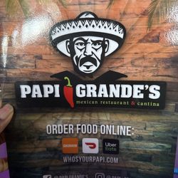 Papi Grande's - Menus