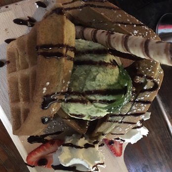 Hide Out Cafe - Super delicious matcha waffle ~~~ - Coffee & Tea Near Me - Rowland Heights, California Hide Out Cafe - Super delicious matcha waffle ~~~ - Coffee & Tea Near Me - Rowland Heights, California