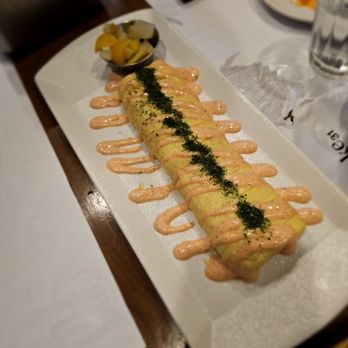 Take31 - Rolled-up Cod Roe Omelette. $18.95. Nice eggs. Wish it was more seafood flavored - Korean Near Me - New York, New York