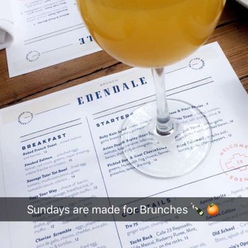 Edendale - Sunday's are made for brunches - New American Near Me - Los Angeles, California