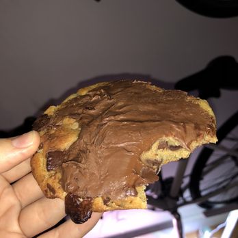 Ollie’s Ice Cream + Stuff - Nutella Stuffed Chocolate Chip Cookie - Ice Cream & Frozen Yogurt Near Me - Brooklyn, New York