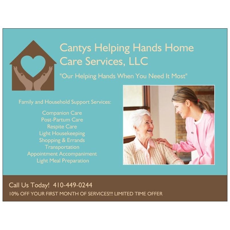 Cantys Helping Hands Homecare Services - home care agency in Baltimore, MD