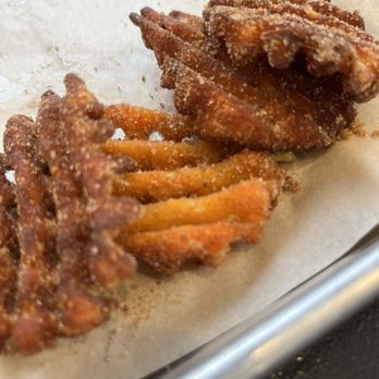 Barley and Burger - Smashed - Sweet potato waffle fries - Burgers Near Me - Smithfield, North Carolina