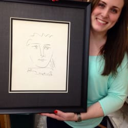 Newburyport  Framers - Framed Picasso etching!