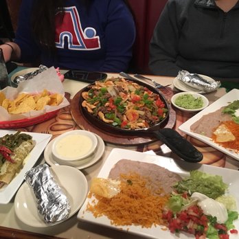 El Rancho Grande - Pork enchiladas, chicken+beef+shrimp fajitas, queso, and all the fixings - Mexican Near Me - Cincinnati, Ohio